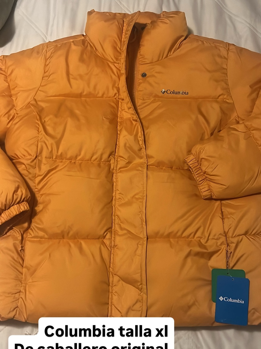 Columbia men Puffer Jacket in Mustard/Gold
